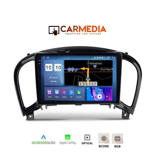 Carmedia Автомобилна Аудио Система за Nissan Primera 2001-2008 (Bluetooth/USB/Wi-Fi/GPS/Apple CarPlay/Android Auto) с Touch Screen 9.5"