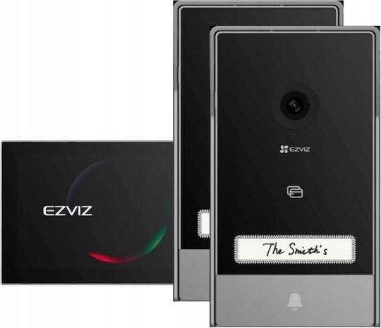Ezviz Σετ Θυροτηλεόρασης Wi-Fi Ασημί
