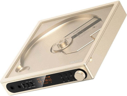 Fiio Tragbares Radio-CD-Spieler mit CD / Bluetooth Gold