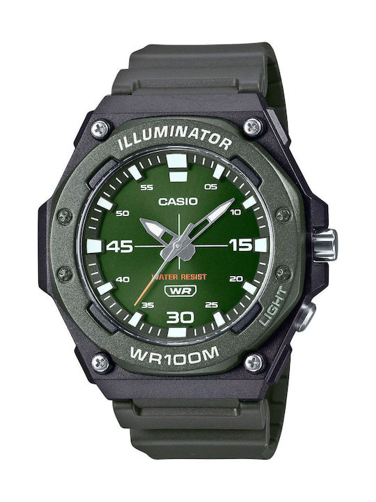 Casio Standard Ανδρικό Ρολόι Μπαταρίας με Πράσι...