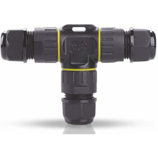 Cable Connector T-Tap Waterproof Ip68 4 Pole Screw M20 For Flexible & Solid 0 5-2 5mm² 24a 450v