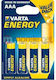 Varta Energy Αλκαλικές Μπαταρίες AAA 1.5V 4τμχ