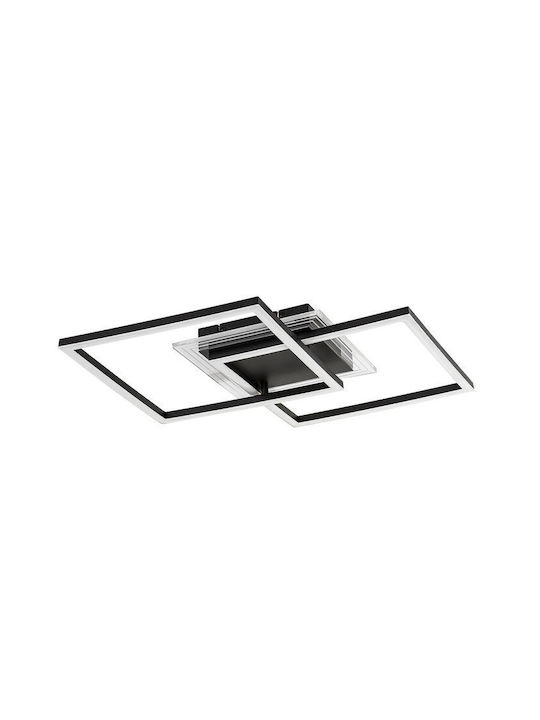 Rabalux Smart Deckenleuchte montieren 70cm Schwarz mit Integrierte LED