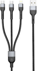 DeTech USB към Lightning Кабел 2.4A 1м DE-52UCL DeTech USB към Lightning Кабел 2.4A 1м DE-52UCL