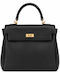 Damen-Satchel-Tasche Schwarz WS-KSA70214-27HB-SCHWARZ