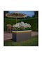 vidaXL Metallic Anthracite Planter Box 40x80x40cm