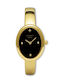 Damenuhr Batterie mit Gold Metall-Armband
