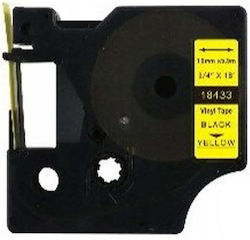 TelForceOne Label Maker Tape 1m x 19mm In Black Colour Compatible With Dymo D1