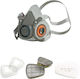 Set Mască de Protecție Respiratorie 3M-6200 2 Buc 3M-6051 Filtre 3M-5911 Prefiltre 3M-501 Capace
