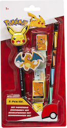 Pokemon Set De Papetărie Pentru Copii Cu Creion, Ascuțitoare, Radieră, Stilou Și Riglă 5 Buc Pokemon Set De Papetărie Pentru Copii Cu Creion, Ascuțitoare, Radieră, Stilou Și Riglă 5 Buc