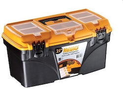 Mano Tool Case Plastic with Lid Organizer W29.1xD28xH5cm Mano Tool Case Plastic with Lid Organizer W29.1xD28xH5cm