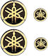 Gold Stickers Set 4 Pieces Yamaha Roc124440