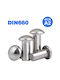 Inox Kiss Inox Nieten M6x16mm 100 Stück