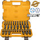 Ingco Long Sockets with 1/2" Frame Host Set 38 Pieces