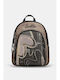 Damen Handtasche Rucksack Mehrfarbig