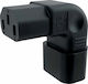 PremiumCord Schuko Stecker Ecke Adapter Iec C13 Iec C14 230V 10A