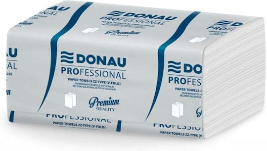 Donau Prosoape de mâini Pliere în Z Cu 2 Foi Albe 20 x 3000 bucăți