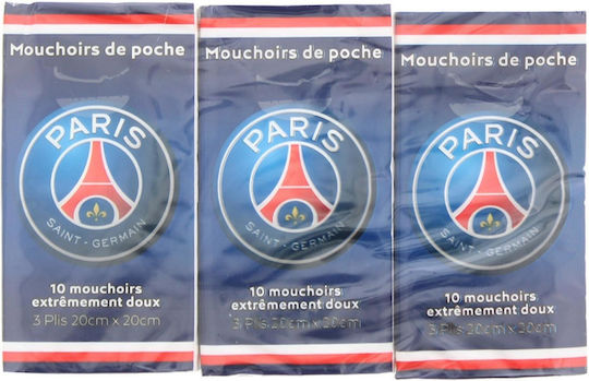 Paris Saint-Germain 6 Packungen Papiertaschentücher Tasche