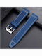 Leather Strap Light Blue 20mm