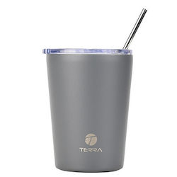 Terra Thermosflasche 350ml Graues Terra Thermosflasche 350ml Graues