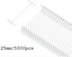 Plastic Pins Needles Tagging Gun for Clothes 5,000pcs 25mm