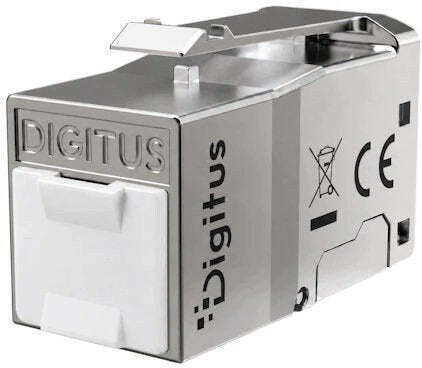 Модулна Плочка Digitus Keystone RJ45 8p8c Cat.6 Екранирана STP Без Инструменти Капачка За Прах
