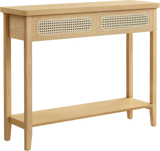 Consolă din lemn Crem L100xl30xÎ80cm Consolă din lemn Crem L100xl30xÎ80cm