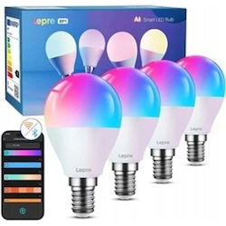 Lite Bulb Moments Becuri inteligente LED 4.9W E14 RGB 4 bucăți Lite Bulb Moments Becuri inteligente LED 4.9W E14 RGB 4 bucăți