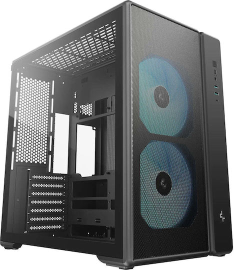 Deepcool CG590 MESH 2F Midi Tower Компютърна кутия Черна