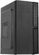 Eurocase MF-320B Micro Tower Компютърна кутия Черна