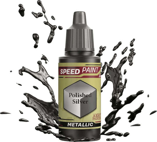 The Army Painter 2.0 Culoare pentru modelare Polished Silver 18ml