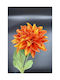 Künstliche Dekorative Blume Orange Dahlie