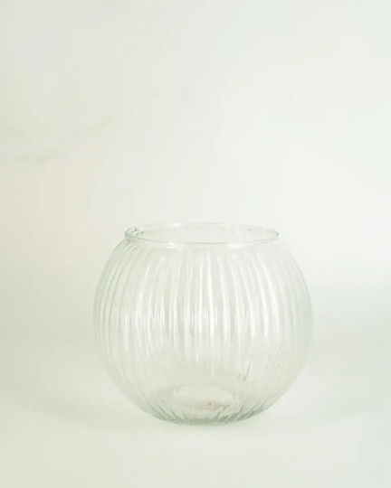 Dekorative Glasvase Transparentes F13xY16cm