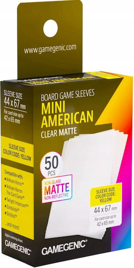 Gamegenic Game Card Hüllen Mini Amerikanisch Größe 50Stück Transparente