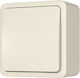 Waterproof Recessed Wall Switch with Frame White