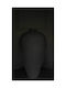 Decorative Floor Ceramic Black Vase 45xH80cm