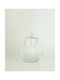 Dekorative Vase Glas Transparent Φ14xΥ20cm