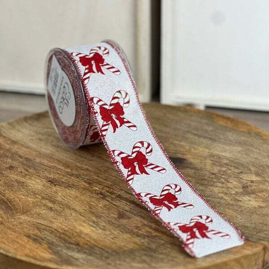 ED Collection Christmas Ribbon Red 900x5.5cm