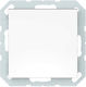 Recessed Wall Switch One-Way Without Frame White