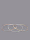 Handgefertigte Hochzeitskronen Versilbert 0185 Gold