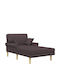 Șezlong Modern Din Țesătură Maro L106xL174xÎ86cm