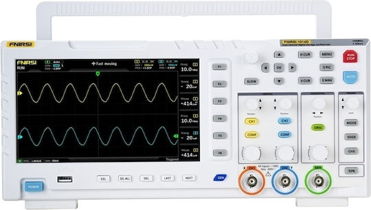 Fnirsi 1014d Osciloscop Digital 2 în 1 2 Canale 100mhz 1gsa/s Generator Dds 10mhz Ecran Lcd 7" 400v