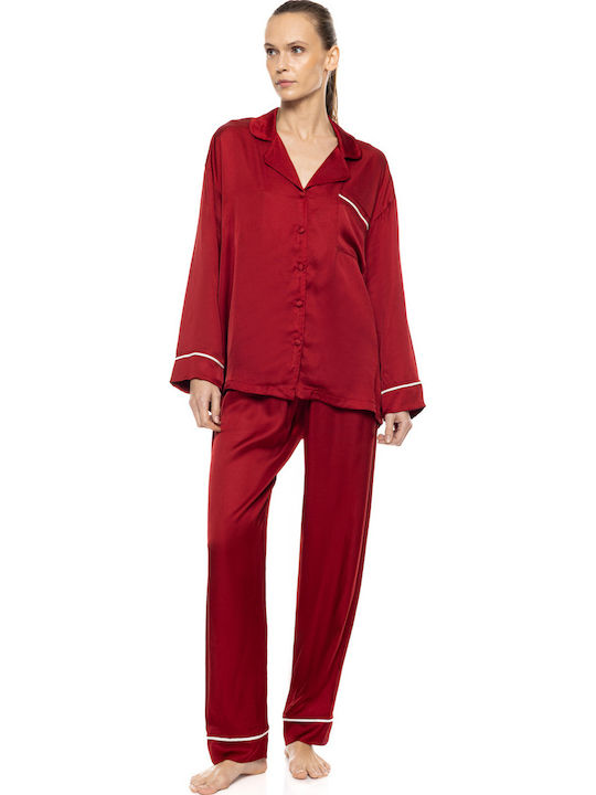 Pink Label Winters Frauen Schlafanzug & Pyjamas...