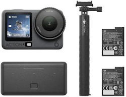 DJI Osmo Action 6 50GB Action Camera 4K Ultra HD Enhanced Combo with 2.5" Touch Screen and Wi-Fi Black