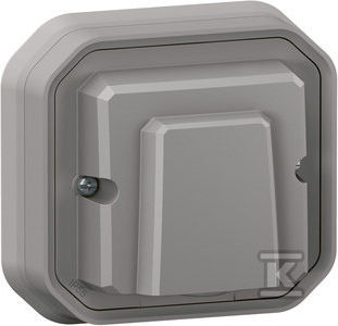 New Plexo 55 Kabelauslasshalter Komplett Einbaudose 16a 230v Ac Grau 069848l