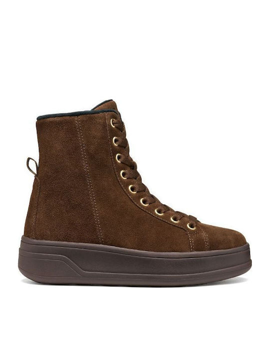 Spherica Suede Women's Ankle Boots Brown