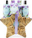 Becasan Wicker Star Skin Care Set for Body Cleaning 3 Pieces