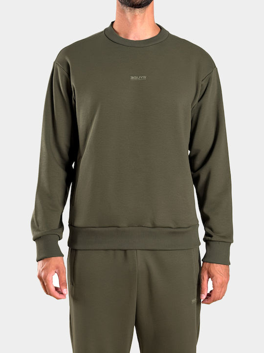 3Guys Olive Green Sweatshirt