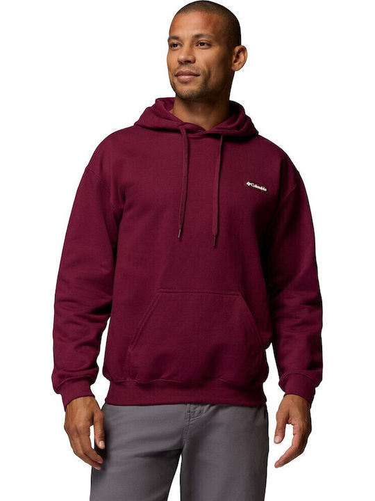 Columbia Hooded Sweatshirt Burgundy