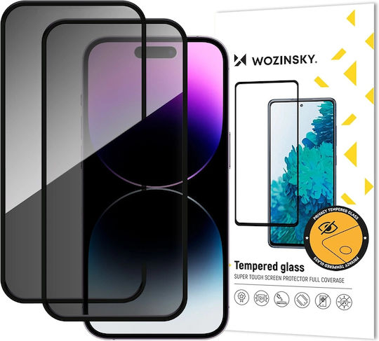 Wozinsky Privacy Glass Tempered Glass Iphone 18 Pro Max 2 Bucăți